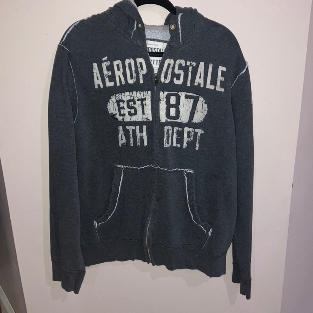 Aeropostale Vintage Over Sized Zip up Hoodie